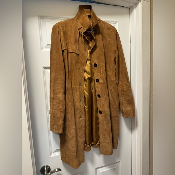 OVERLAND | Mia Suede Trench 100% leather - Picture 4 of 11